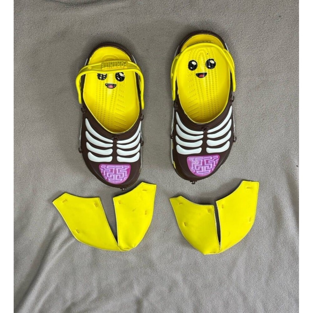 Crocs X Fortnite Classic Clog Peely With Peels 210496 Size M 7 W 9
